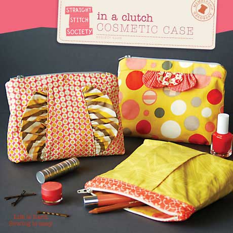 In a Clutch Cosmetic Case Sewing Pattern